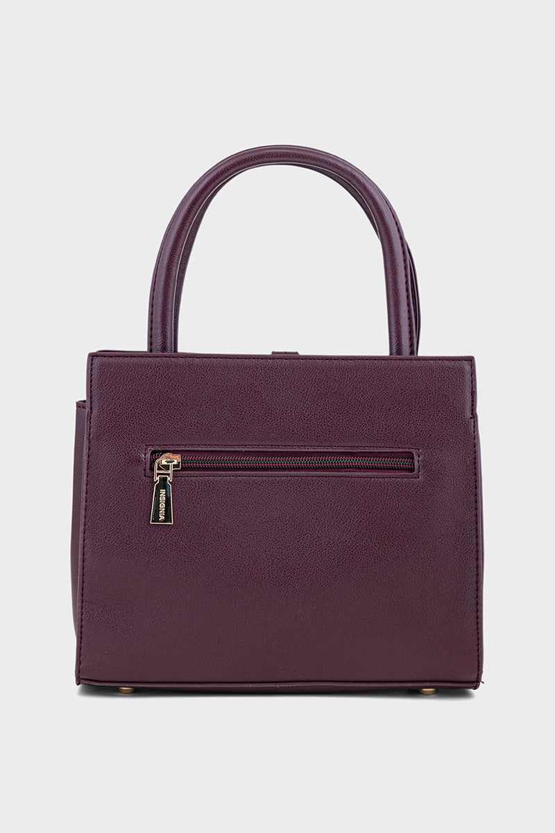 Top Handle Hand Bags BH0091-Maroon