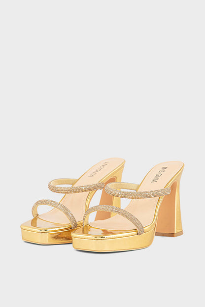 Party Wear Slip On IP0048-Golden