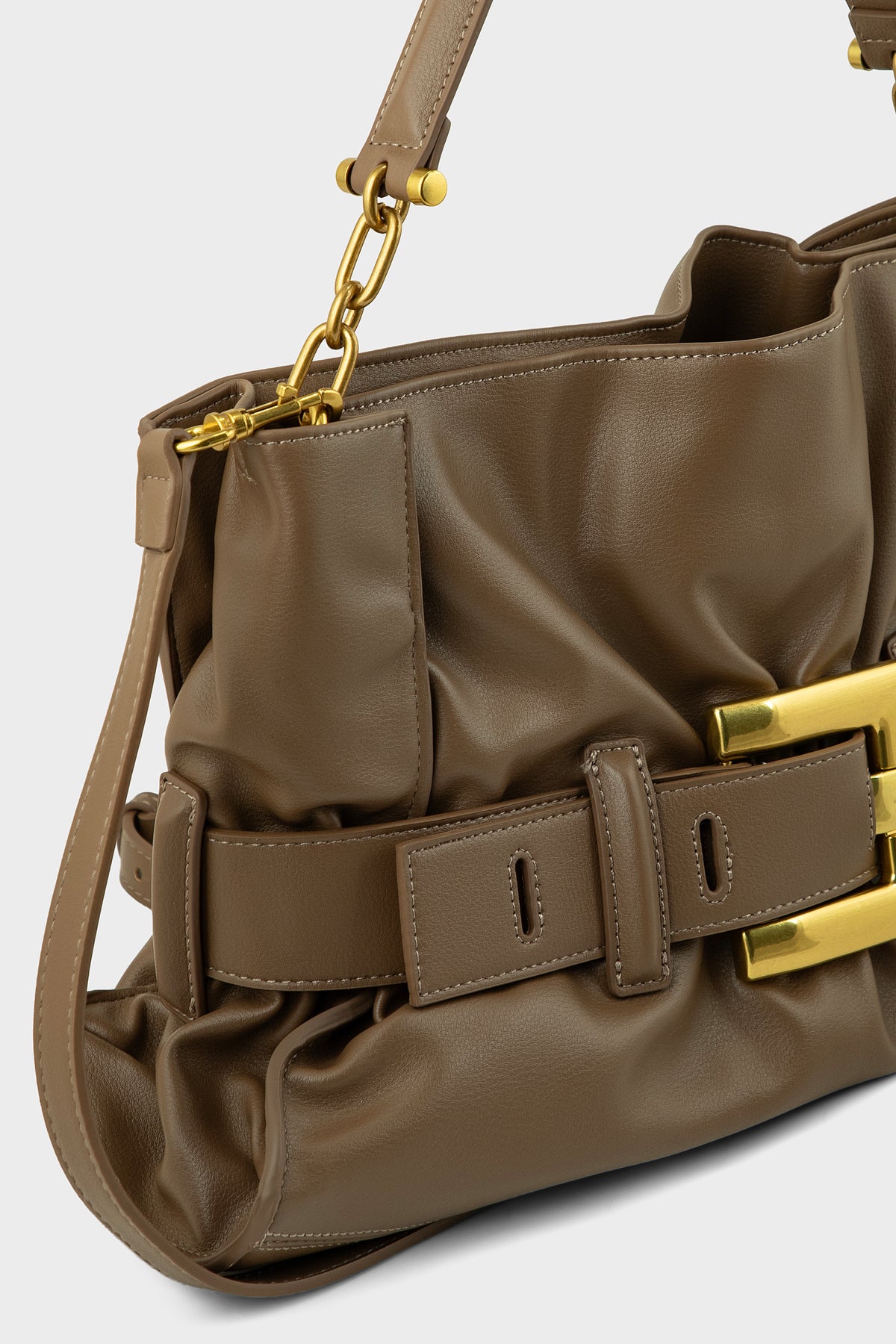 Formal Shoulder Bags BS2308-Tan