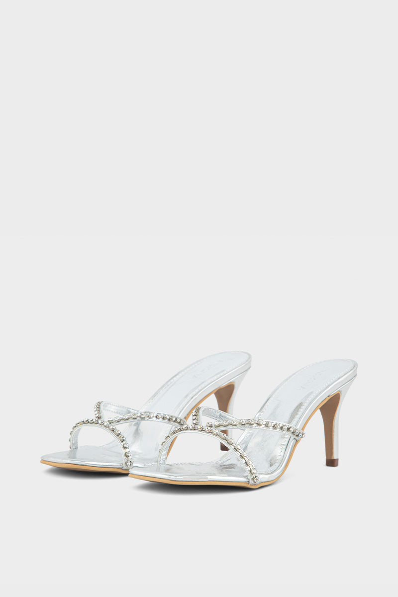 Party Wear Sandal IP2048-Silver