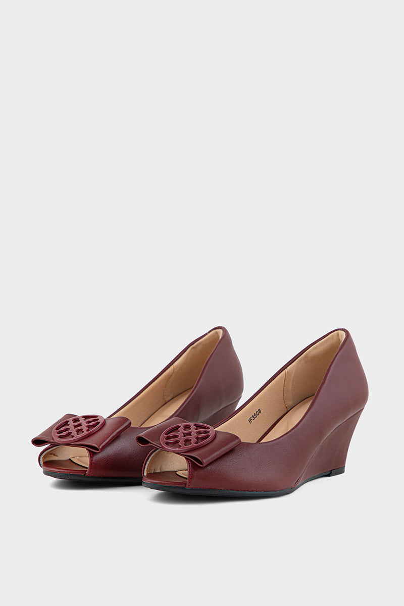 Formal Peep Toes IF3508-Maroon