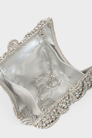 Party Wear Clutch BK4159-Silver