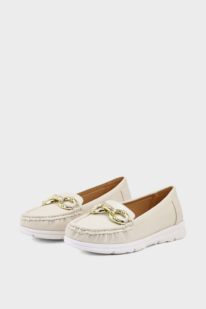 Casual Moccasin I41448-Beige