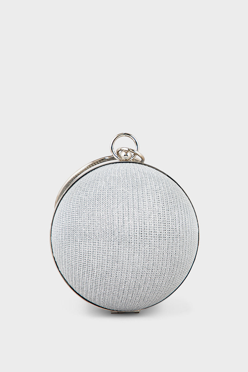 Party Wear Clutch BK4090-Silver