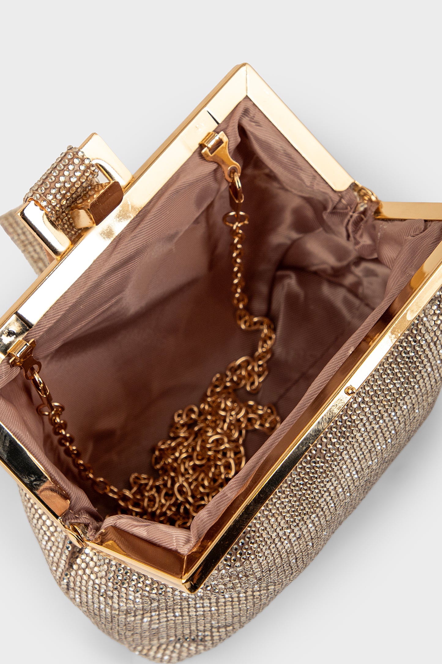 Party Wear Clutch BK4167-Golden