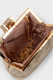 Party Wear Clutch BK4167-Golden