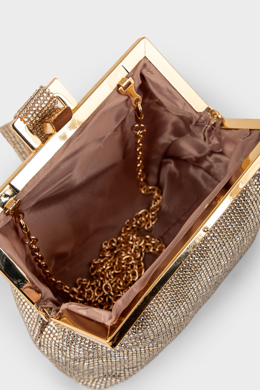 Party Wear Clutch BK4167-Golden