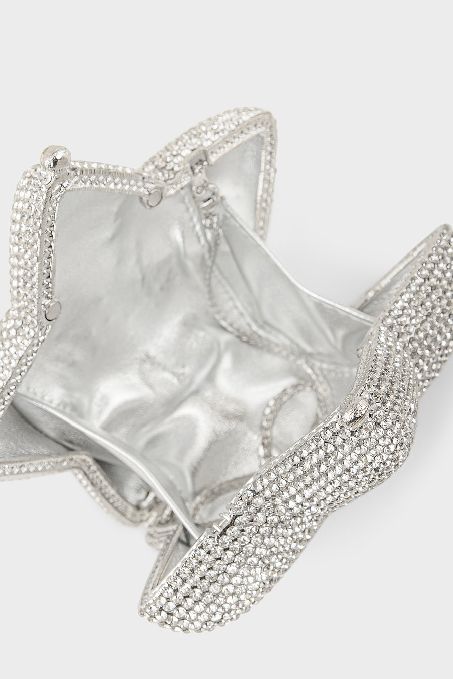 Party Wear Clutch BK4158-Silver