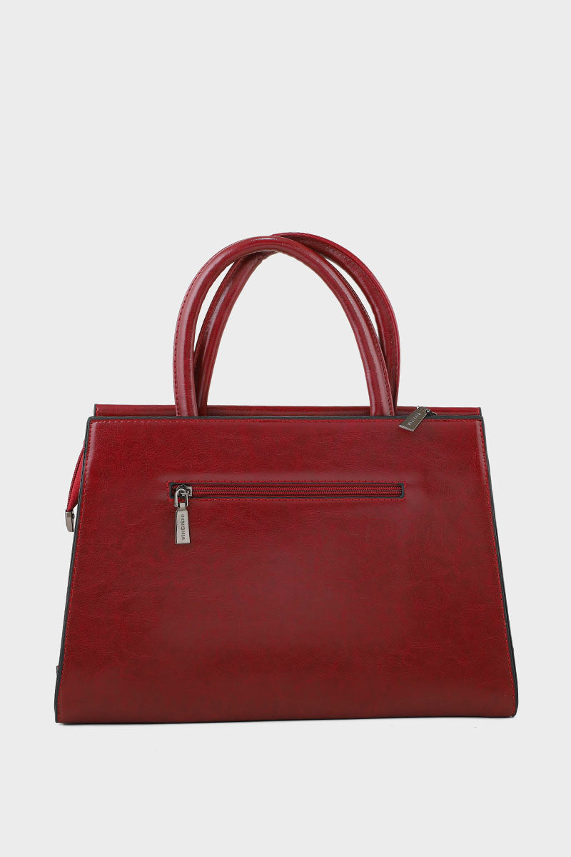 Top Handle Hand Bags B14968-Red