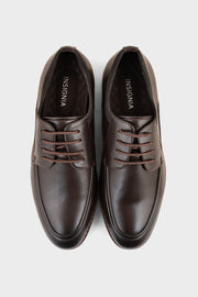 Men Formal Oxford MF8018-Coffee
