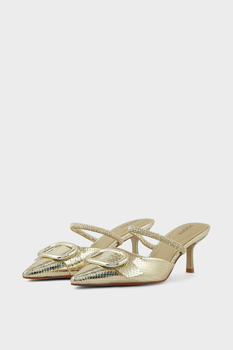 Party Wear Mule IP8508-Gold