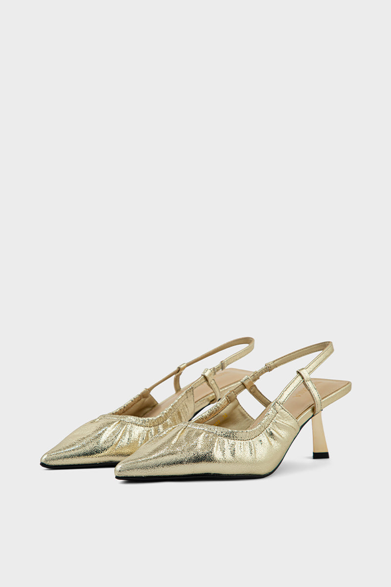Party Wear Sling Back IP4022-Gold