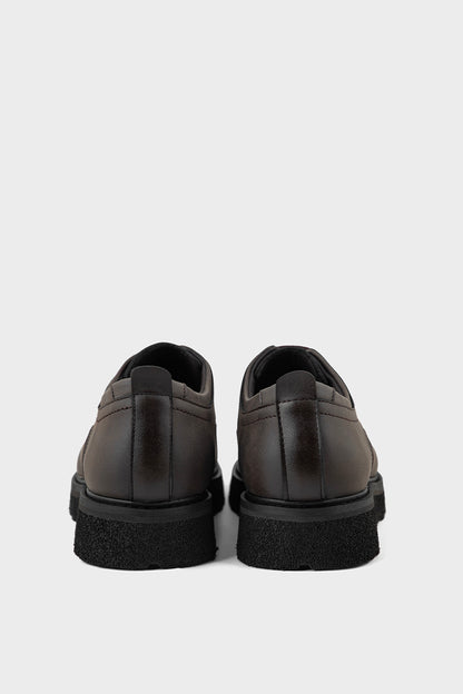 Men Formal Oxford MF8017-Coffee
