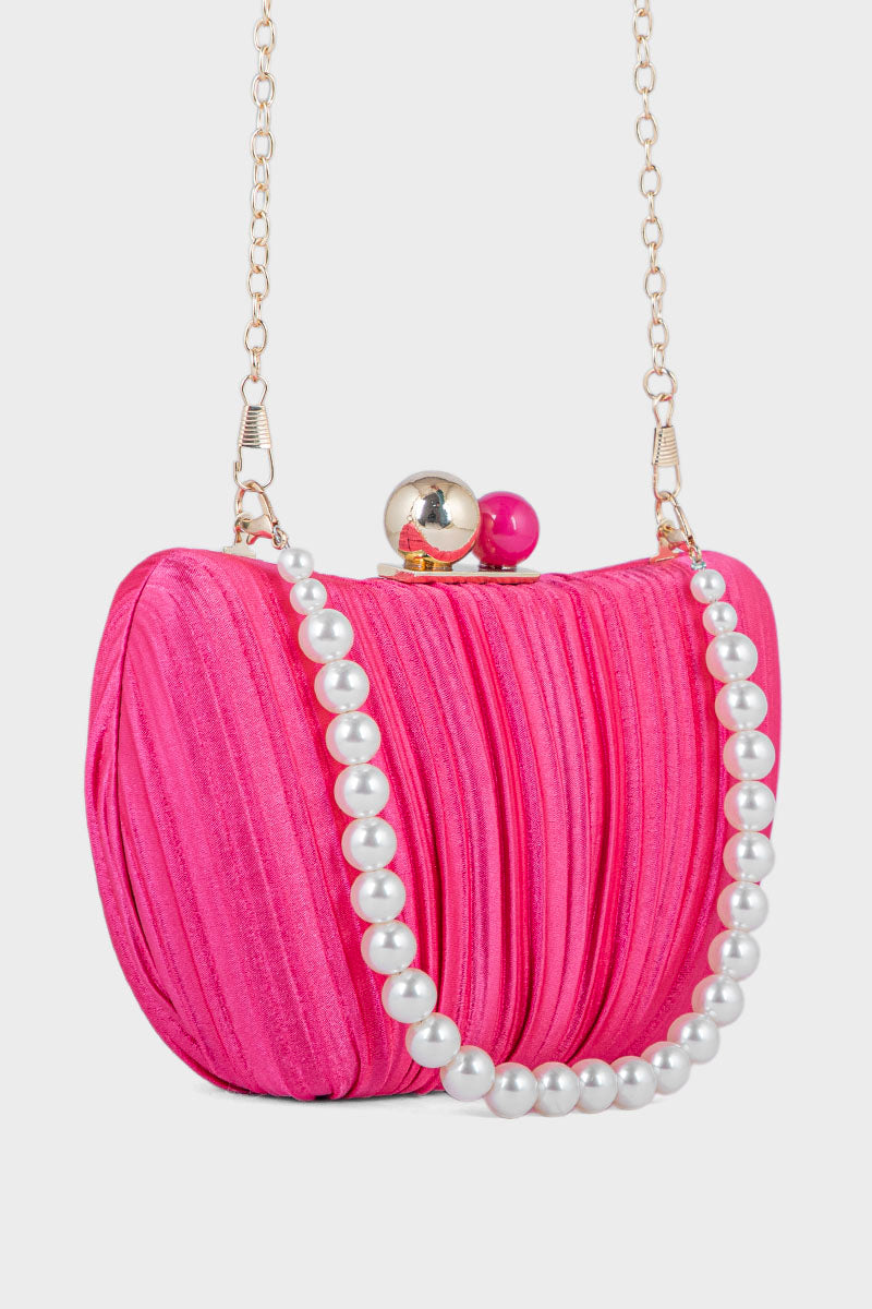 Formal Clutch Bk4032-Fuchsia