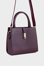 Top Handle Hand Bags BH0091-Maroon