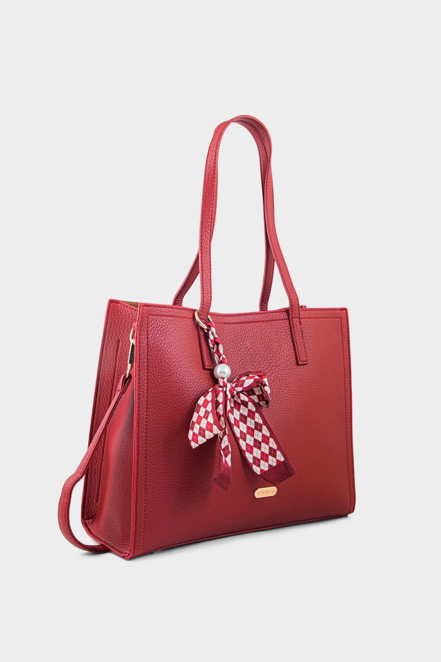 Tote Hand Bags BS2320-Burgundy
