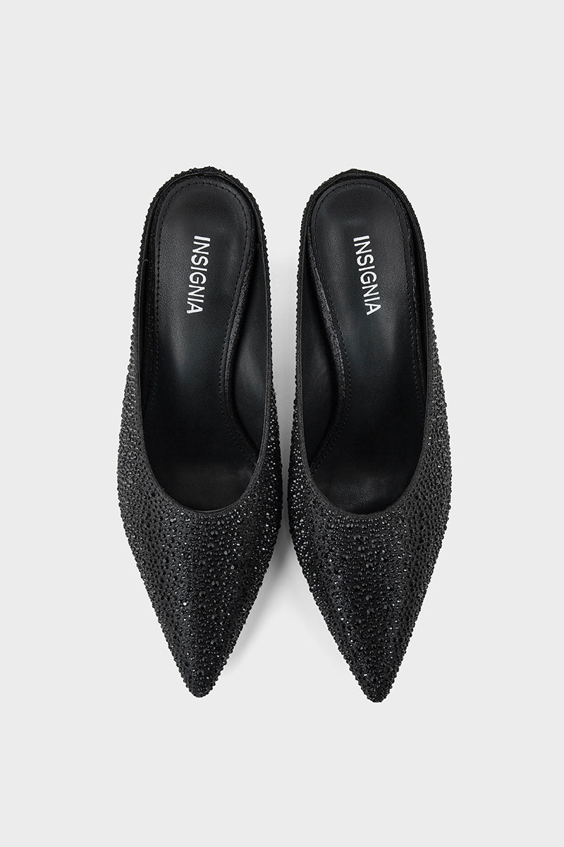 Party Wear Mule IP8514-Black