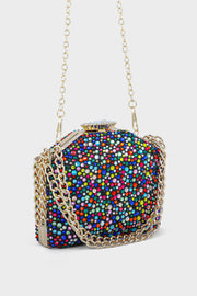 Party Wear Clutch BK4048-Multy