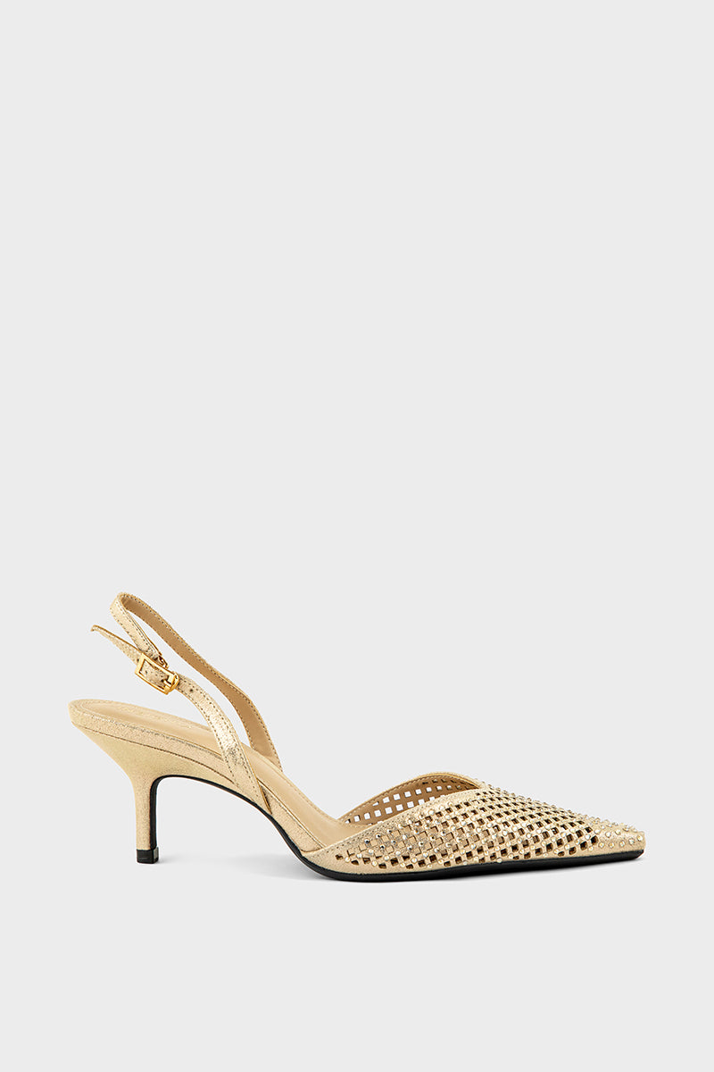 Party Wear Sling Back IP4046-Gold
