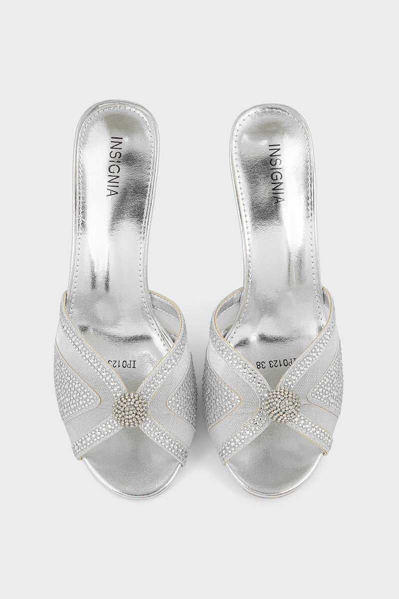 Party Wear Slip On IP0123-Silver