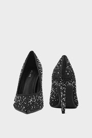 Party Wear Court Shoes IP5021-Black