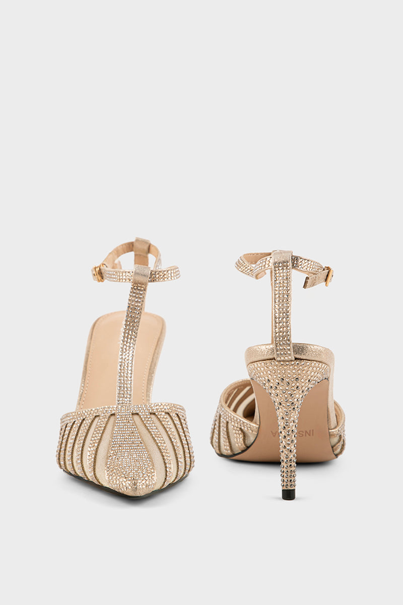 Party Wear Sling Back IP4026-Gold