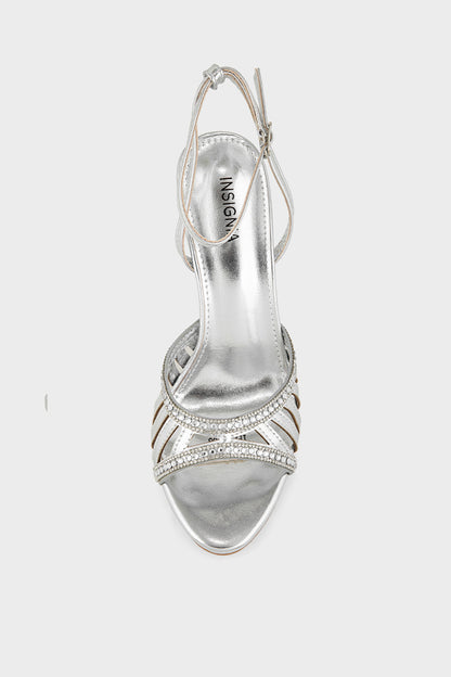 Party Wear Sandal IP2085-Silver