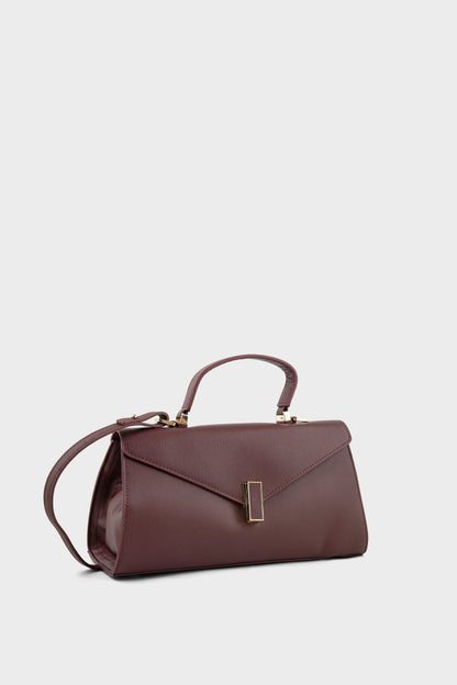 Top Handle Hand Bags BH0233-Maroon