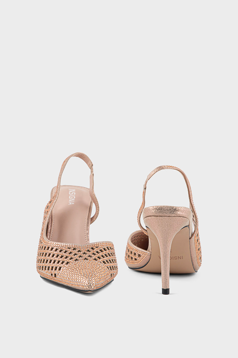Party Wear Sling Back IP4027-Champagne