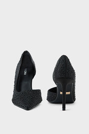 Party Wear Court Shoes IP5018-Black