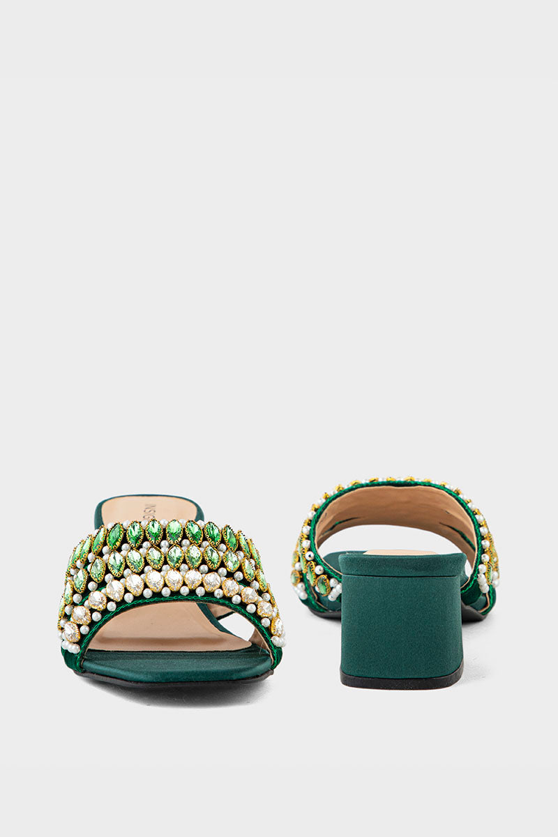 Party Wear Slip On IP0054-Green