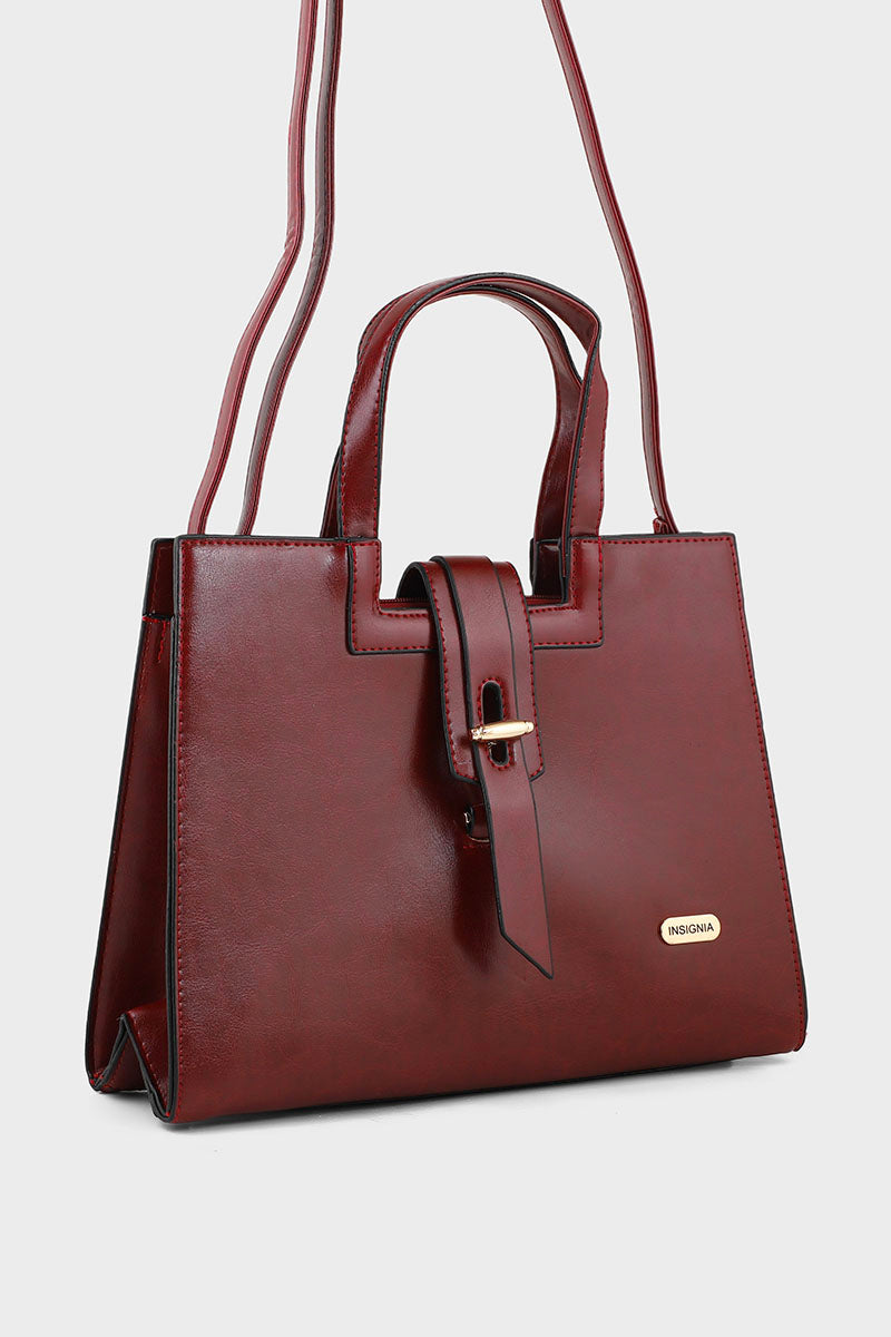 Formal Tote Hand Bags B14965-Red