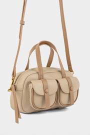 Saddle Shoulder Bags BH0082-Beige