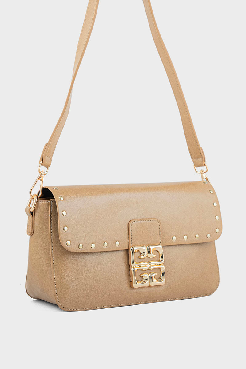Cross Shoulder Bags BS2157-Beige
