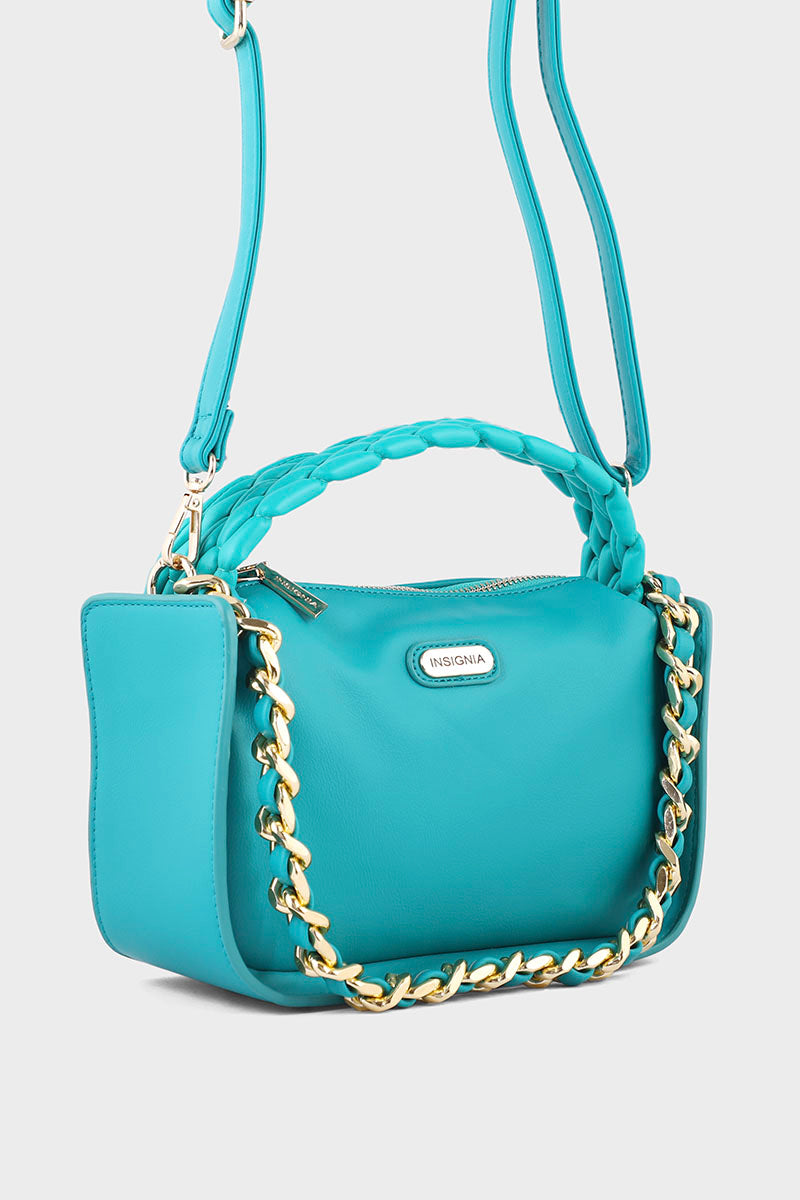 Cross Shoulder Bags BS2049-Teal Green