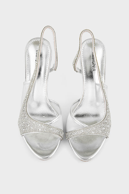 Party Wear Sandal IP2075-Silver
