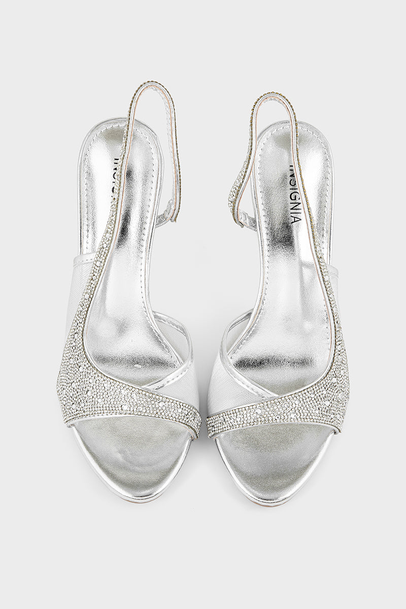 Party Wear Sandal IP2075-Silver