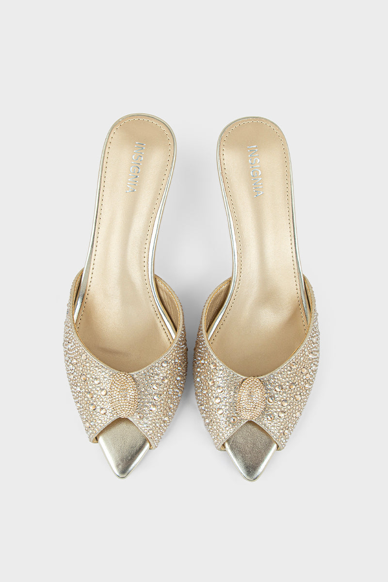 Party Wear Slip On IP0132-Gold