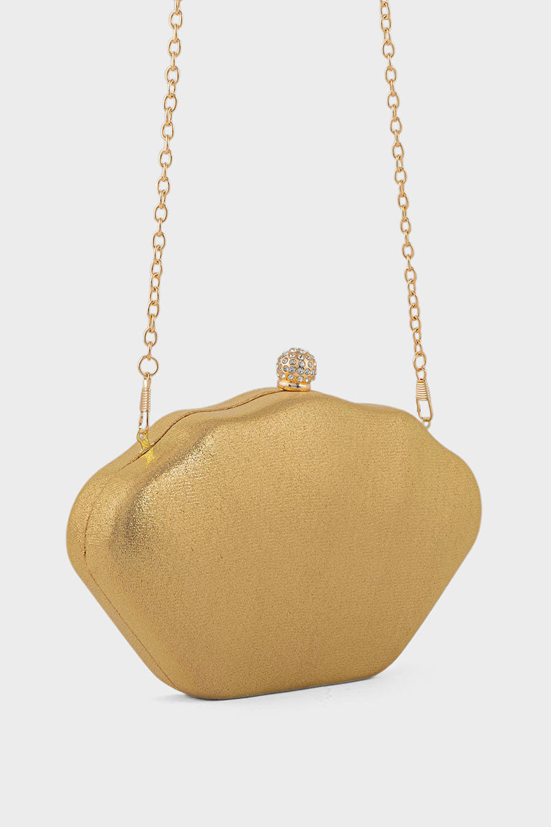 Party Wear Clutch BK4106-Gold