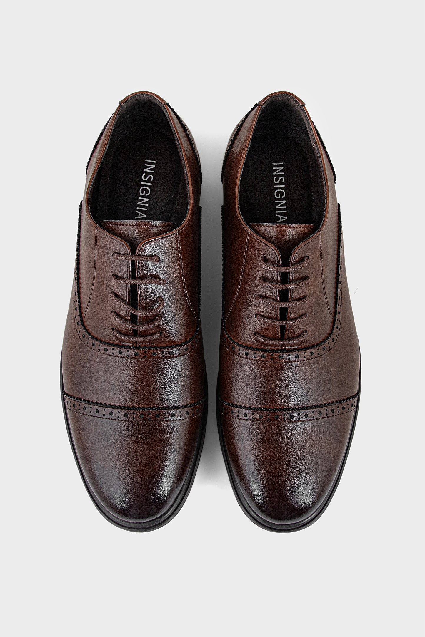 Men Formal Oxford MF8009-Coffee