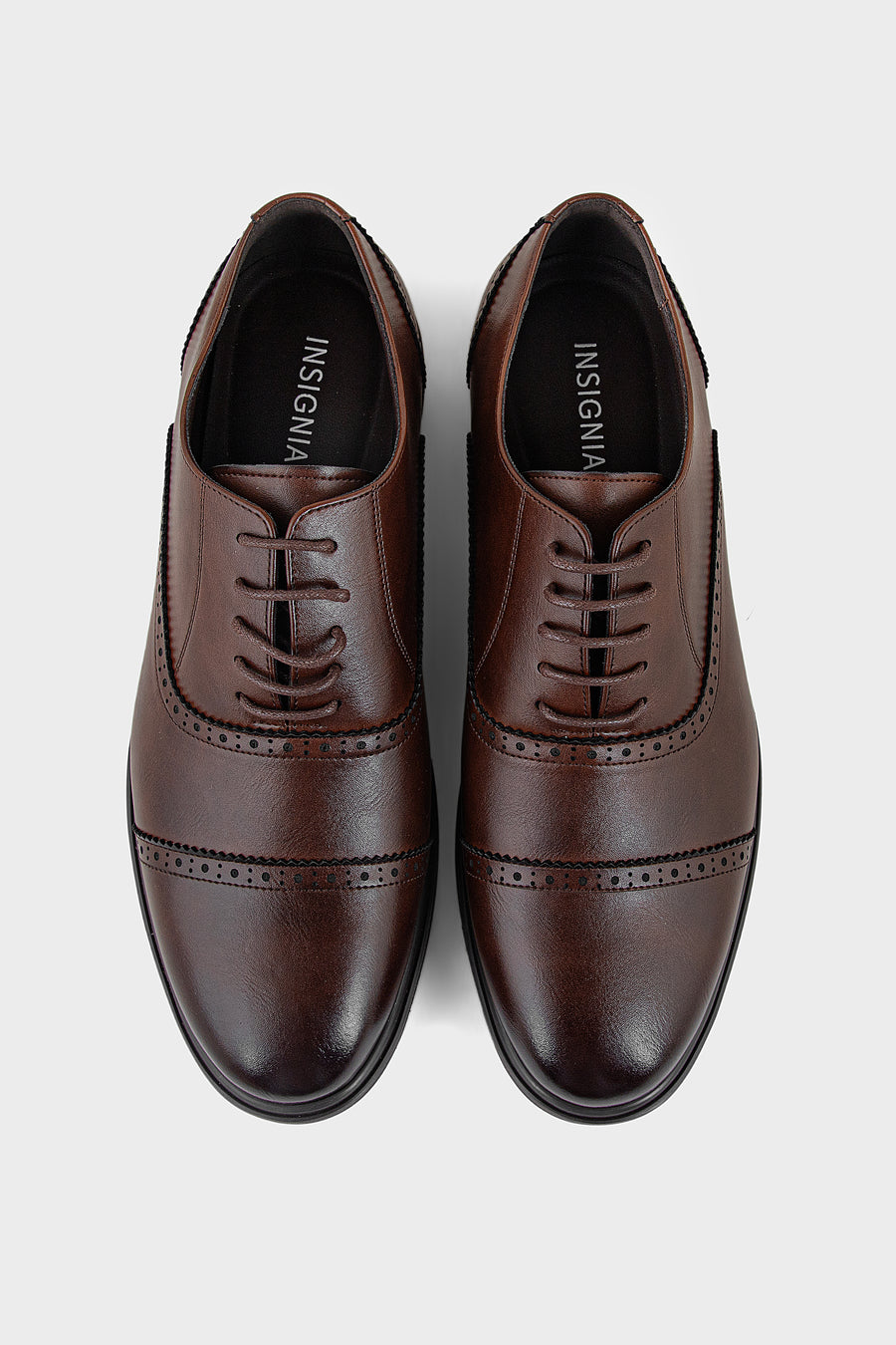 Men Formal Oxford MF8009-Coffee