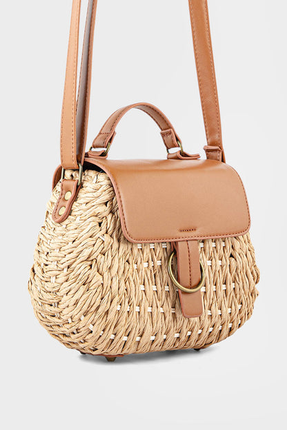 Top Handle Hand Bags BH0080-Tan