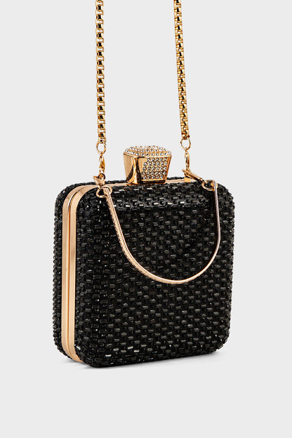 Party Wear Clutch BK4072-Black