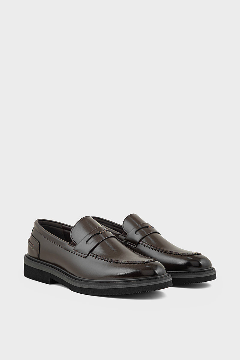 Men Formal Loafers MF7058-Coffee