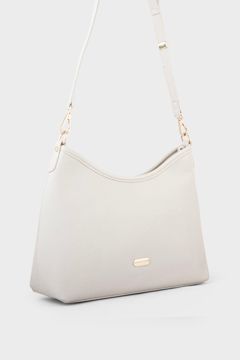 Formal Bagutte Shoulder Bags BS2056-Beige