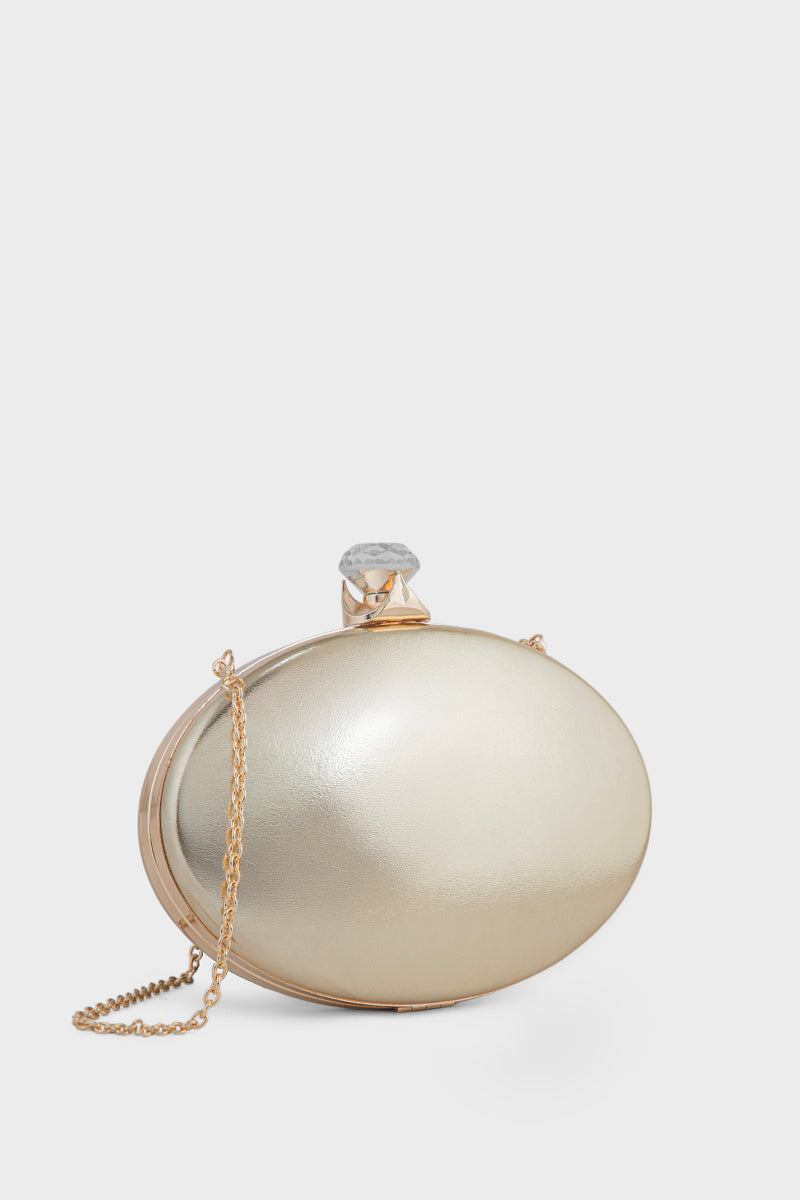 Party Wear Clutch BK4105-Gold