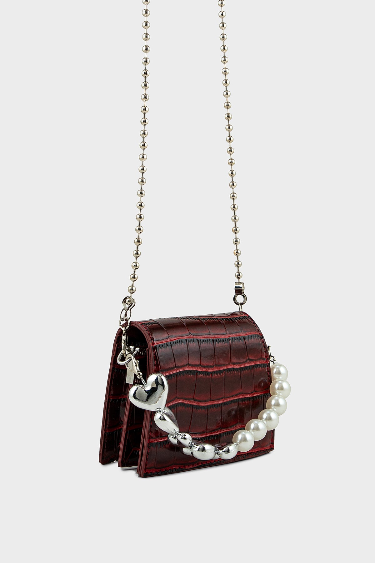 Top Handle Hand Bags BK4202-Maroon