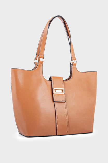 Tote Hand Bags BS2047-Tan