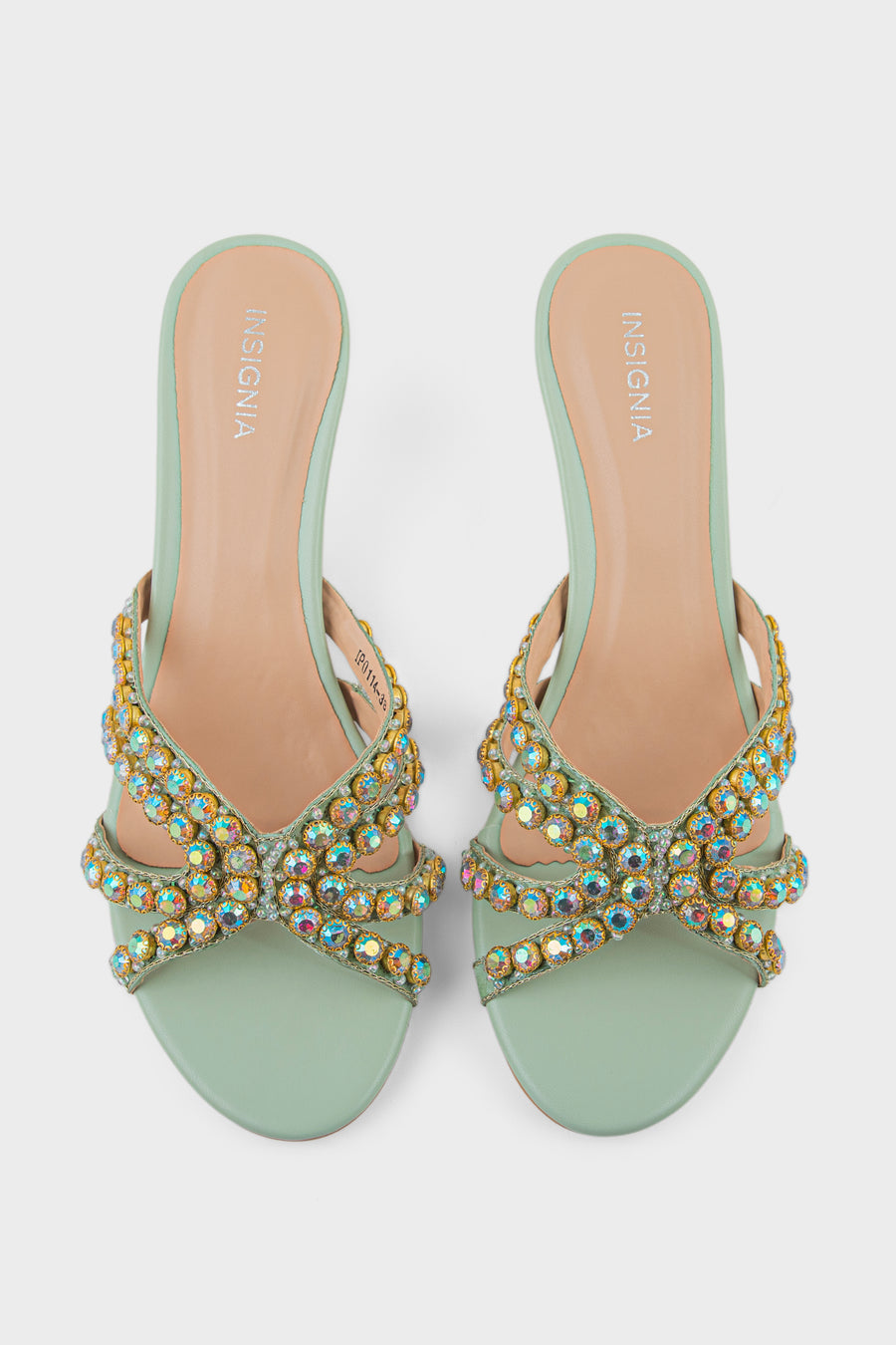 Party Wear Slip On IP0114-Mint