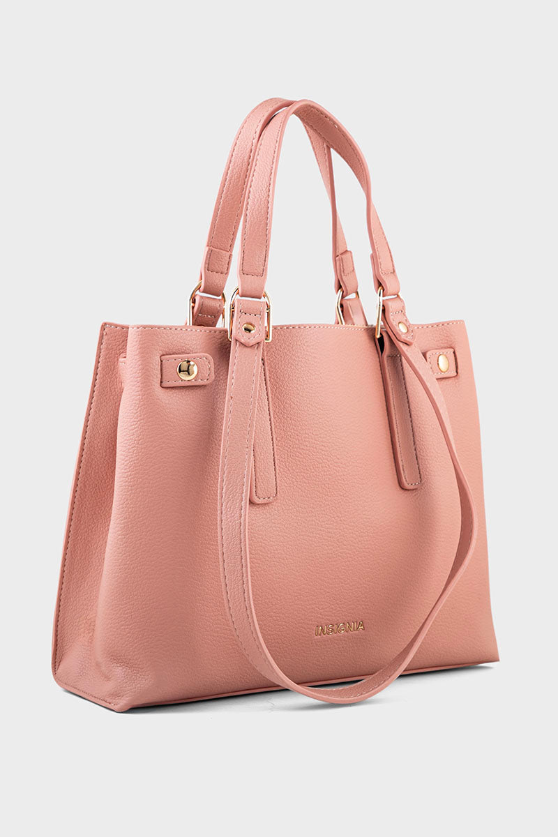Tote Hand Bags BS2201-Tea Pink